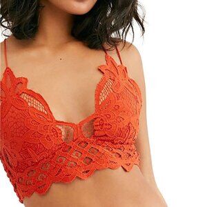 Free People FP One Tangerine Adella Bralette Crop Top size Medium